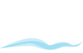 Logo di Case di Corsica con onde stilizzate azzurre su sfondo bianco.